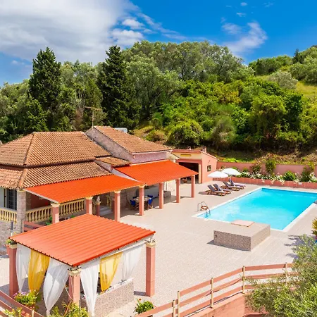 Psaropouli Large Private Pool Ac Wifi 빌라