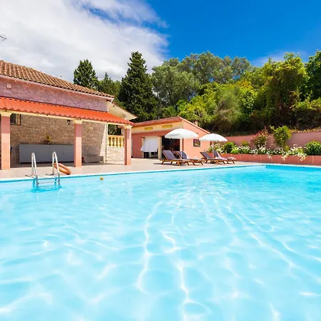 Psaropouli Large Private Pool Ac Wifi 빌라 Dragotiná